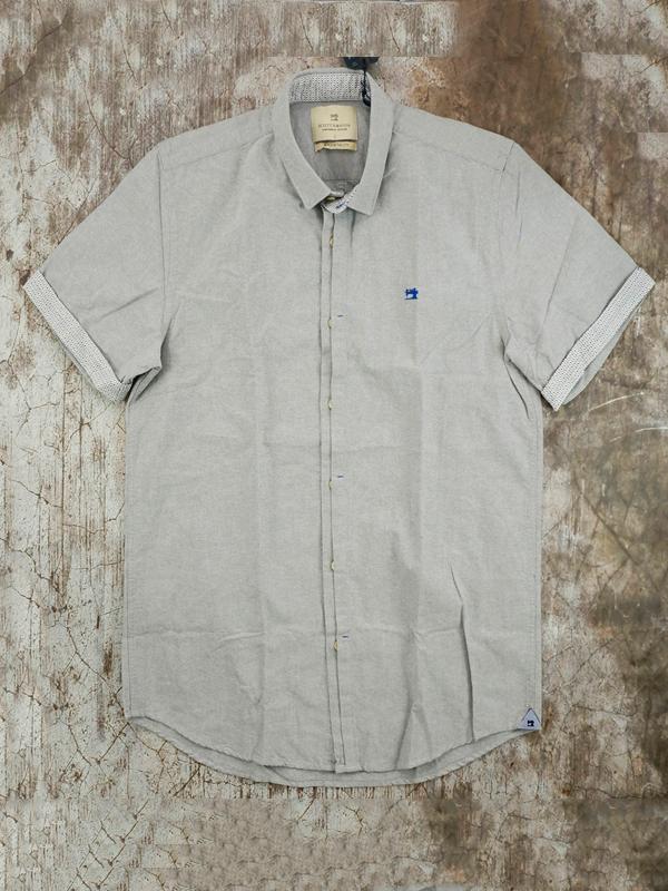 Áo Sơ Mi Nam Tay Ngắn  Scotch and Soda Oxford Short Sleeve Shirt  - Size M/L