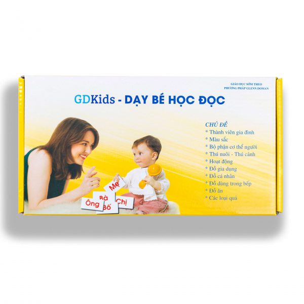 GDKids – Dạy Bé Học Đọc Glenn Doman (100 Thẻ Flashcard)