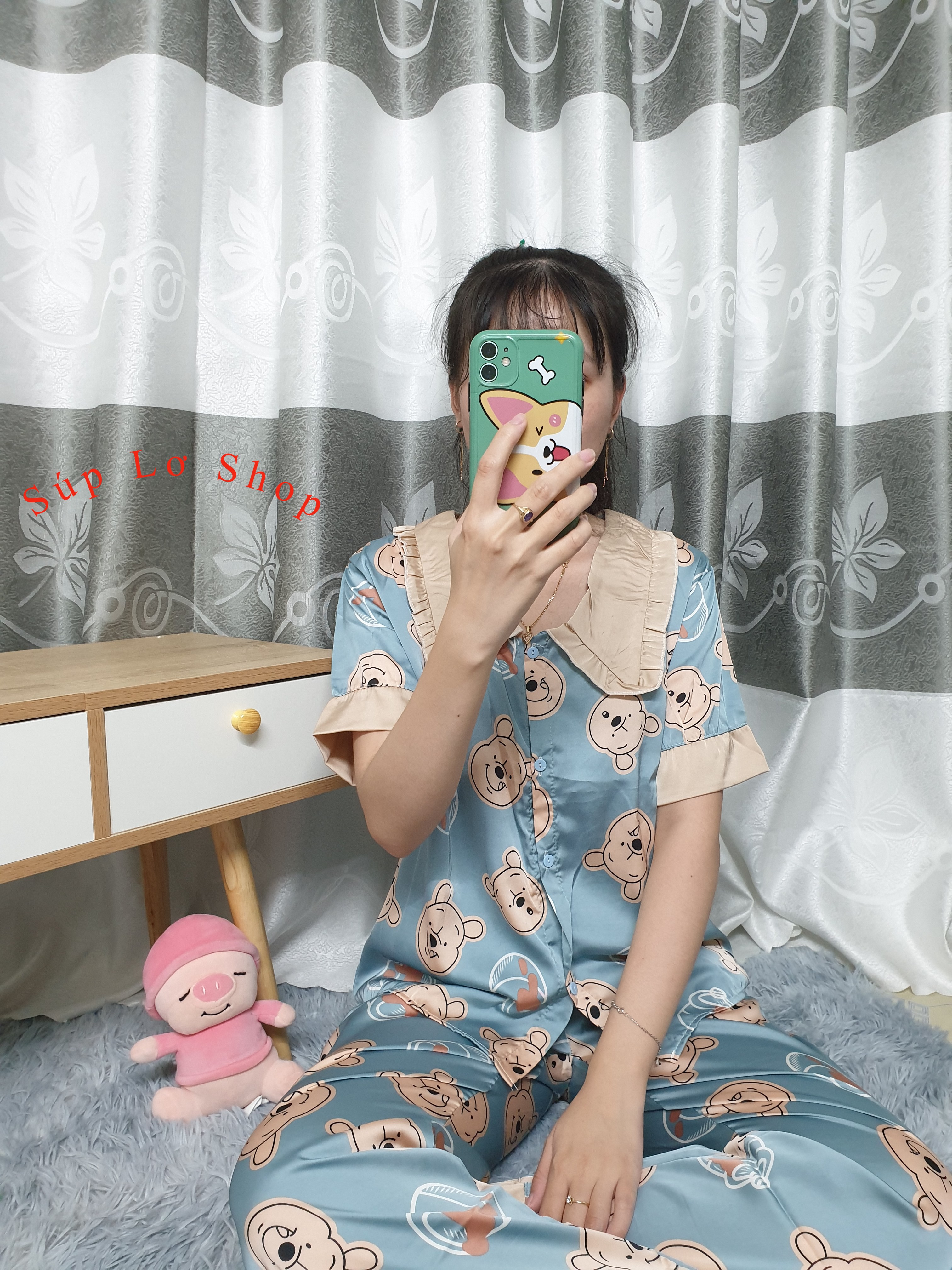 Bộ Đồ Ngủ Nữ Pijama - Vải Lụa Latin Loại 1 Cao Cấp