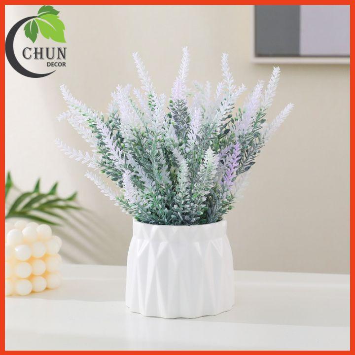 Bình Hoa Mini Để Bàn Cao 20cm, Bình Hoa Lavender Trang Trí Nhà Cửa, Cửa Hàng, Văn Phòng