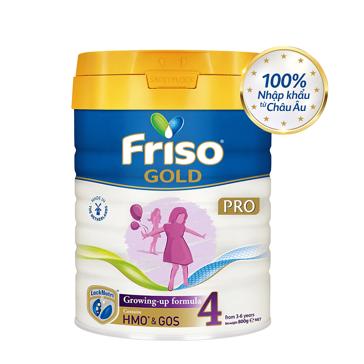 2 lon Friso Gold 4 pro 800g - Tặng 1 bộ đồ chơi câu cá