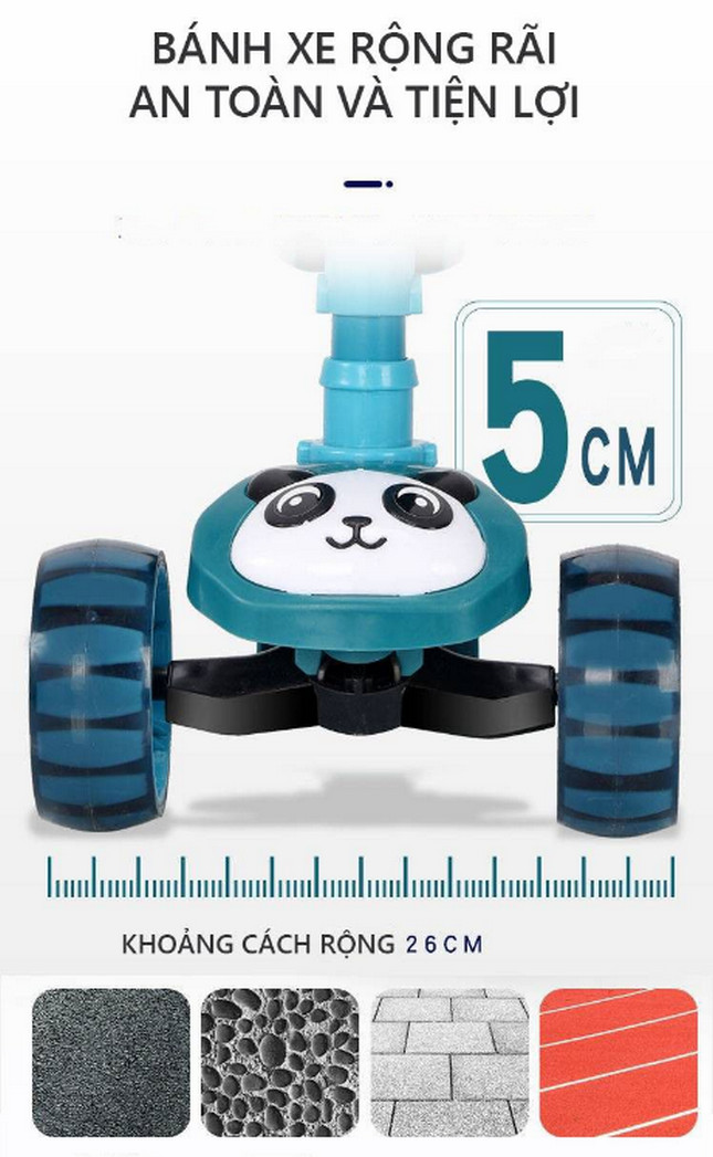 Xe Scooter PANDA 3 trong 1