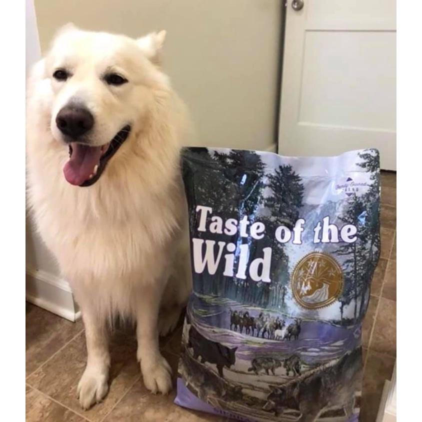 Thức Ăn Cho Chó Samoyed Taste Of The Wild Bao 500g Lông Bóng Mượt - Wetlands Thịt Chim Rừng, Trái Cây Rau Củ Quả