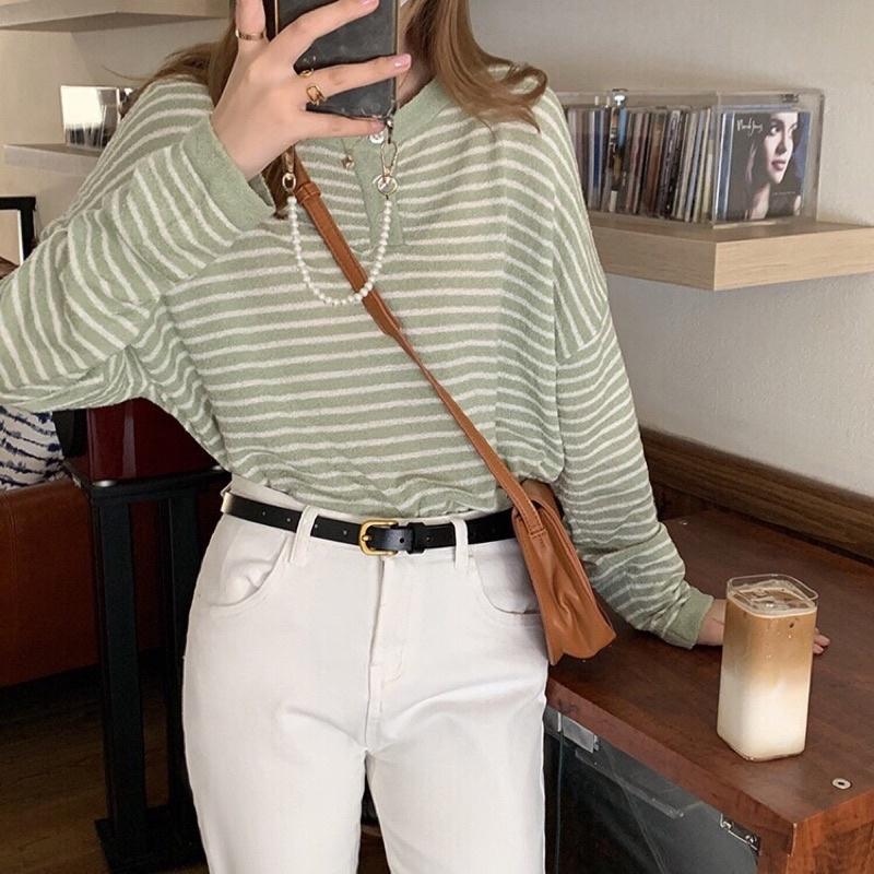 NEW ARRIVALS - THUN SỌC 4 MÀU - M2327