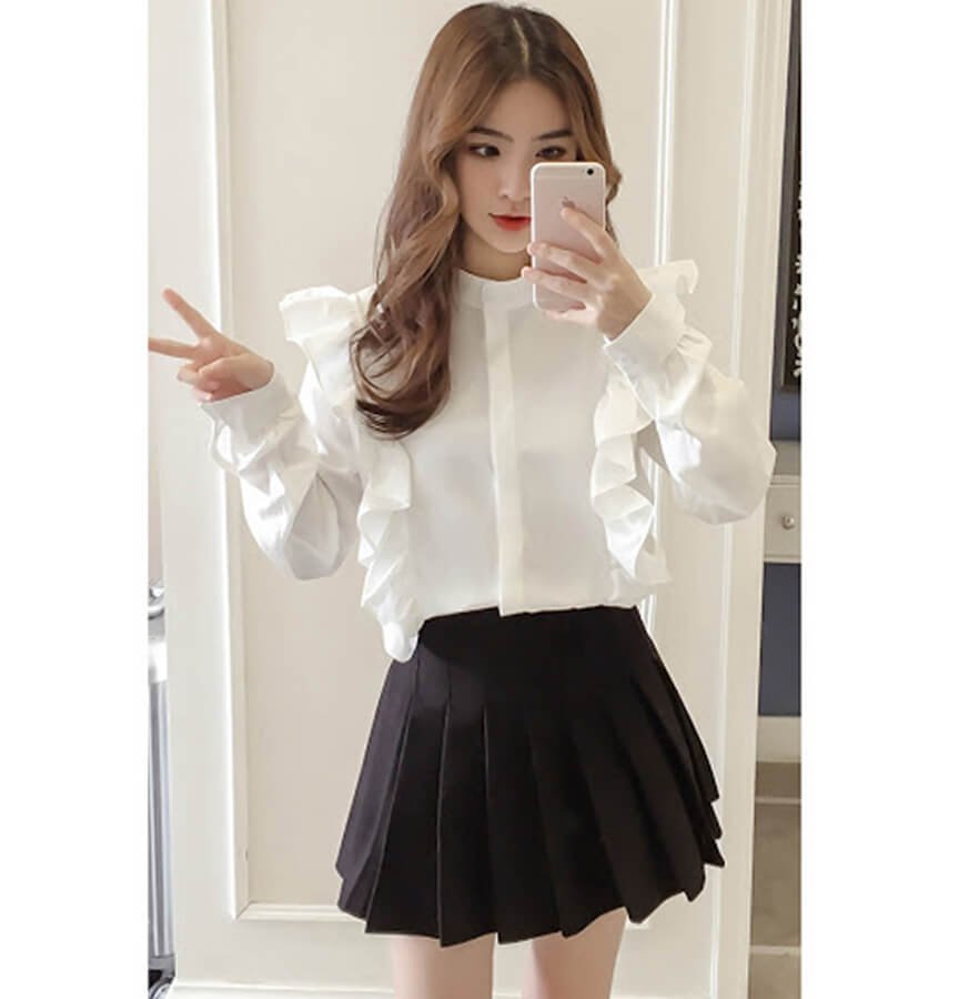 CHÂN VÁY TENNIS ULZZANG HÀNG BAO ĐẸP SÀNH ĐIỆU CHO NÀNG