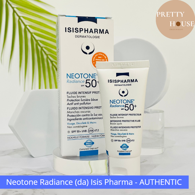 Kem dưỡng trắng chống nắng, giảm thâm nám Neotone Radiance SPF50+ Isis Pharma