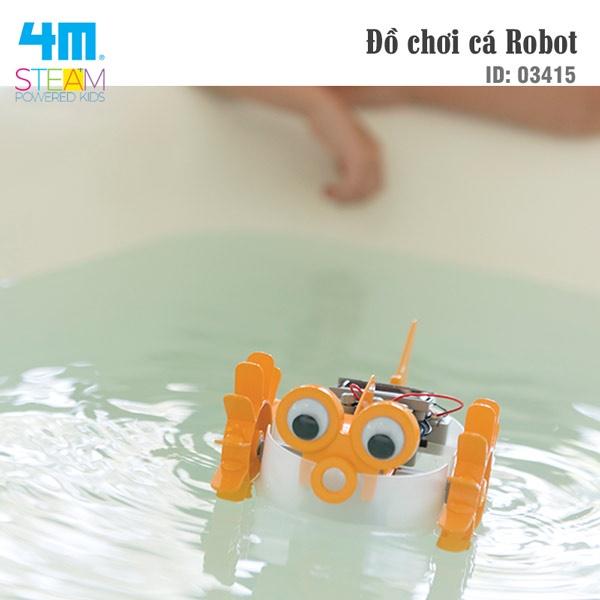 Đồ chơi khoa học Cá robot chuyển động – 4M 03415