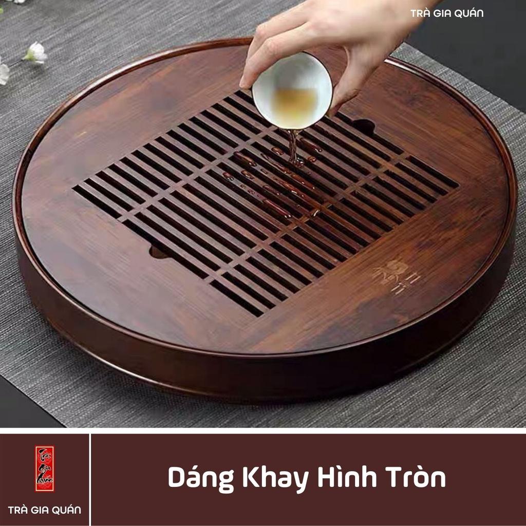 Khay Trà Tre Cao Cấp Tròn KT 14