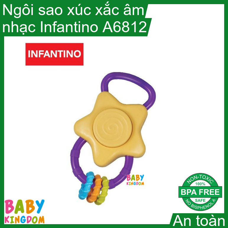 Ngôi sao xúc xắc âm nhạc Infantino A6812