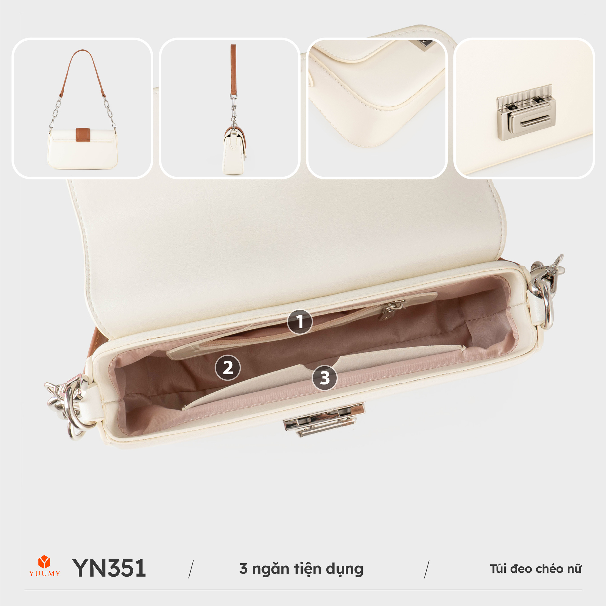 Túi đeo chéo nữ YUUMY YN351