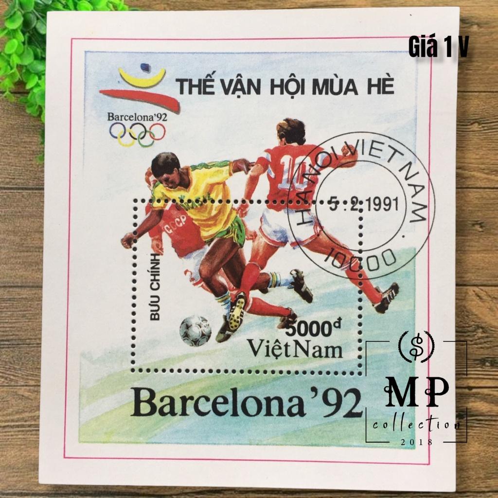 Bloc tem CTO thể thao thế vận hội mùa hè 1992 CCCP ở Barcelona.