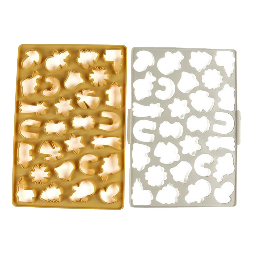 Christmas Cake DecorCookie Cutter Biscuit Fondant Molds