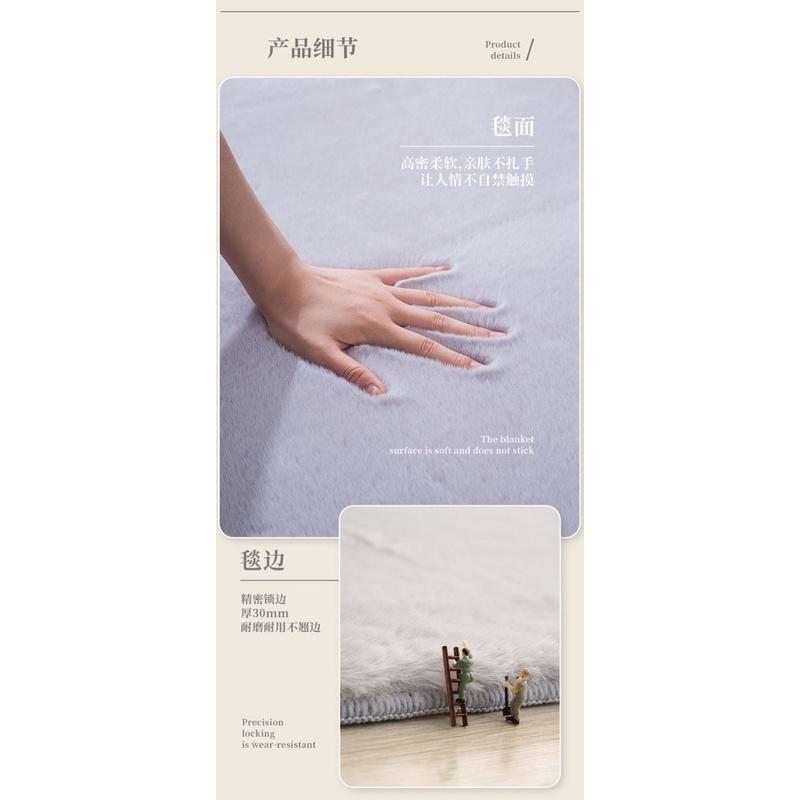 Phòng đầu giường phòng ngủ cô gái thảm trải sàn chống bẩn phòng khách thảm trải sàn chống trượt diện tích lớn.