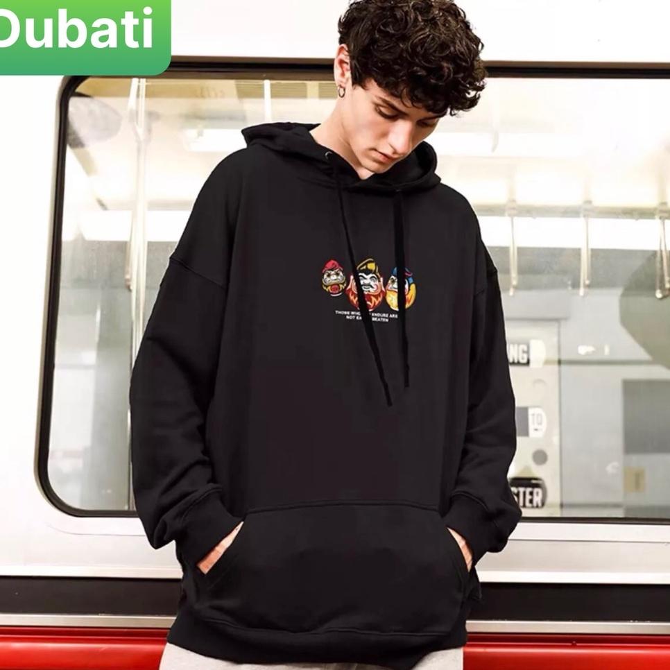 ÁO KHOÁC HOODIE NAM NỮ EVISU CHẤT NỈ DÀY PHOM FROM RỘNG CHỐNG LẠNH NẮNG, NÓNG ĐÔNG HÈ UNISEX HOT 2022 - DUBAT FASHI