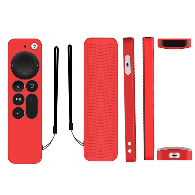 Vỏ silicone từ xa bảo vệ điều khiển từ xa cho Apple TV 4K 6th 2021