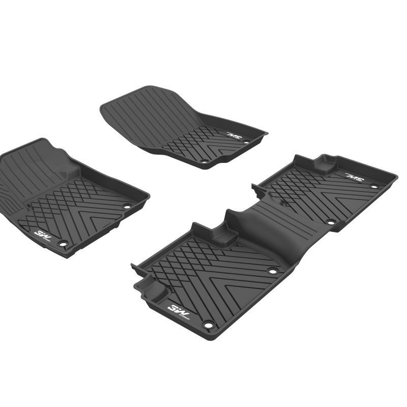 Thảm lót sàn ô tô 2 lớp cao cấp dành cho xe Mitsubishi Outlander 2013-2022 nhãn hiệu Macsim 3w chất liệu TPE