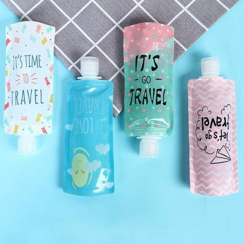 Túi đựng lotion in họa tiết hoạt hình dễ thương dành cho đi du lịch