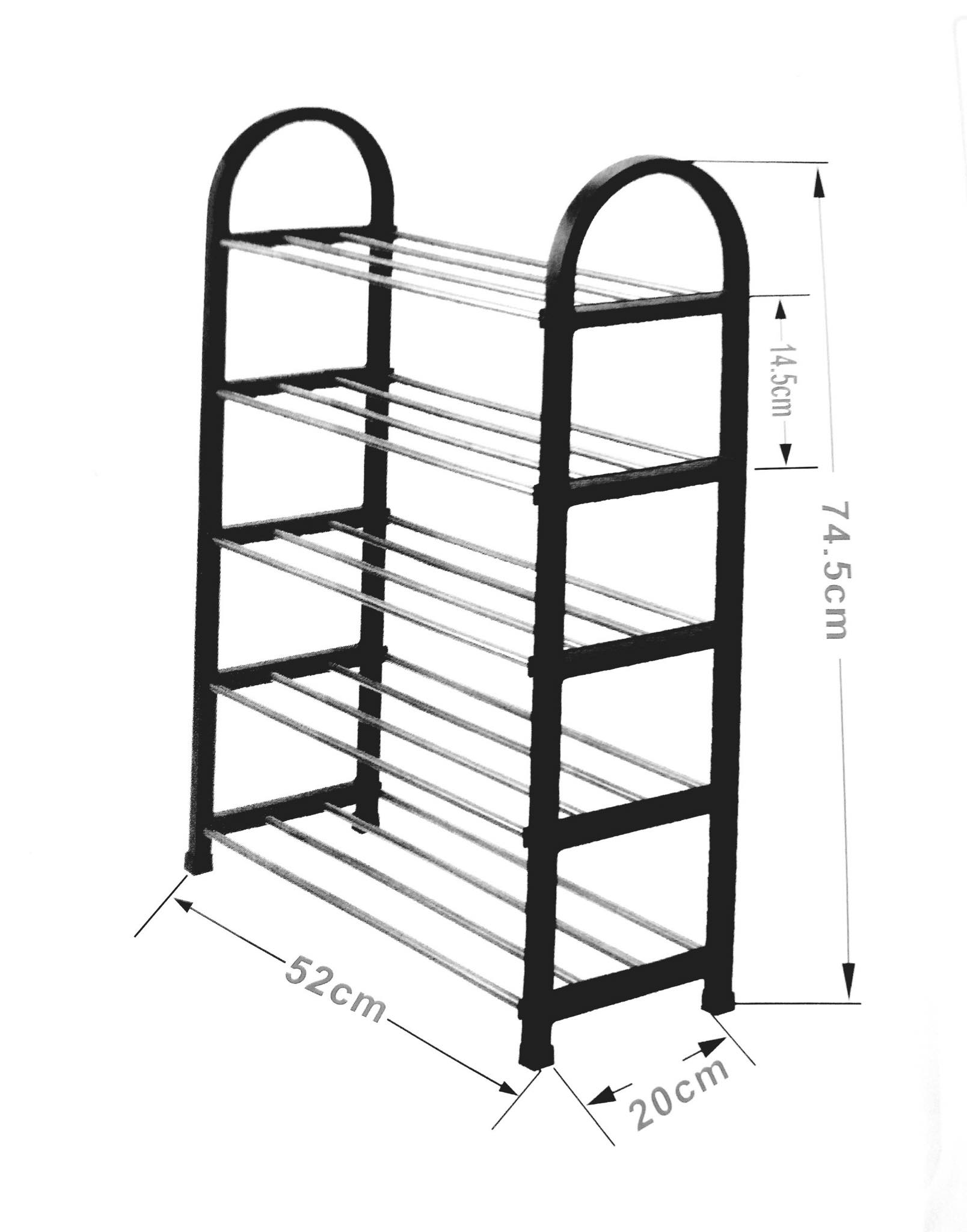 Kệ để giày dép 5 tầng tiện lợi - Hàn Quốc