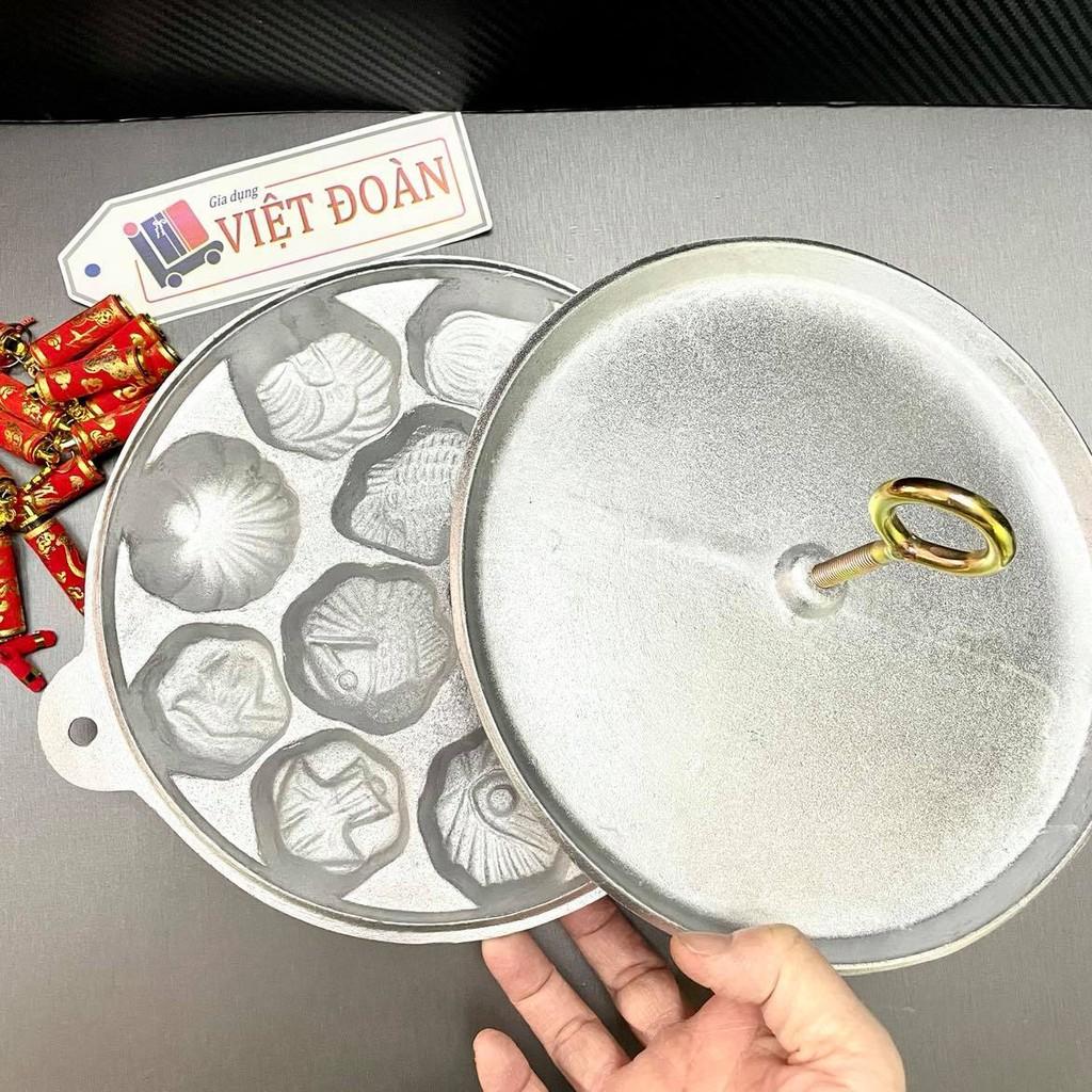 Khuôn Bánh Bông Lan, Bánh Thuẩn - Khuôn Gang Đúc Thủ công Cao Cấp