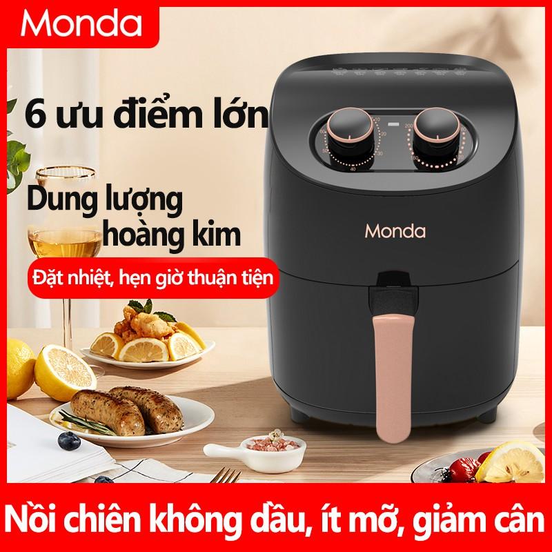 Nồi chiên không dầu MONDA 3.5L nồi điện nồi chiên rán không dầu không khói tốt cho sức khỏe EP135* vinhthuan.shop