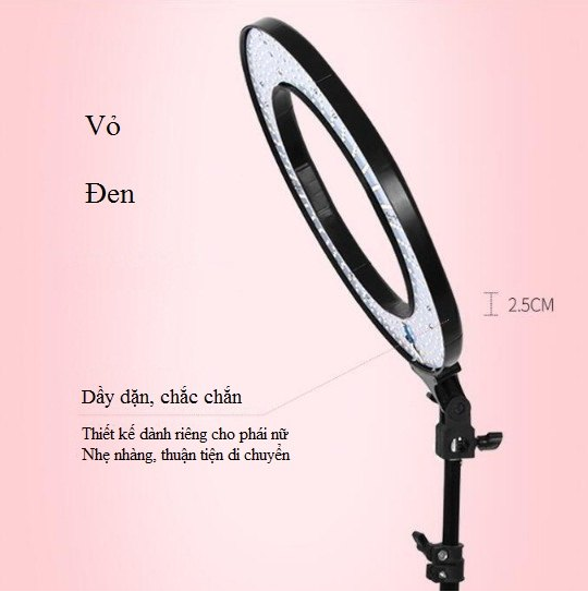 ĐÈN LED RING CY-432B 60W QUAY PHIM, CHỤP ẢNH, MAKEUP