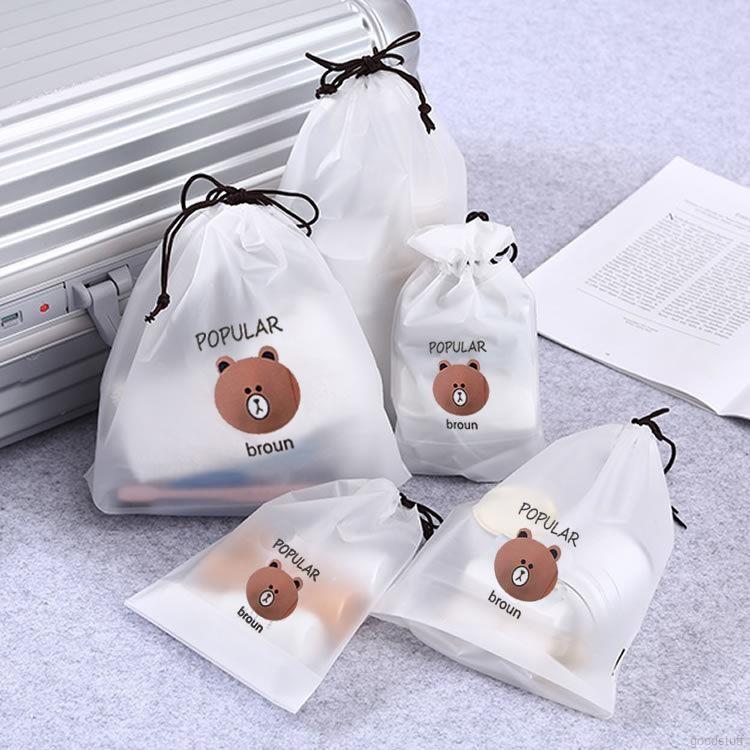1 Túi Rút Chống Nước Hình Gấu Hoạt Hình