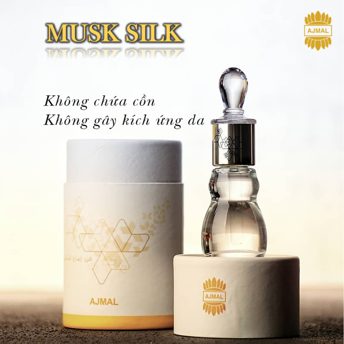 Tinh Dầu Nước Hoa Ajmal Dubai Musk Silk chính hãng - ANGEL CONCENTRATED PARFUME 12ml