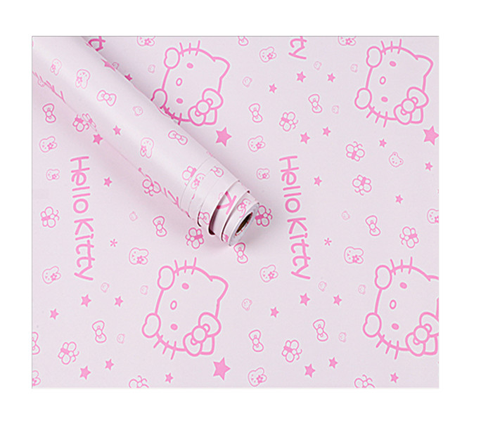 GIẤY DÁN TƯỜNG KHỔ 45CM X 10M HELLO KITTY