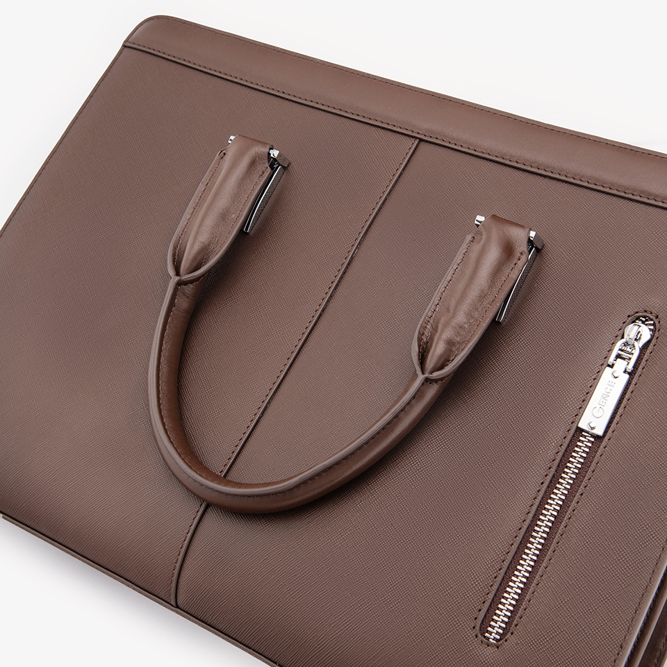 Túi Xách Công Sở Nam Da Bò Sanffiano CDX14