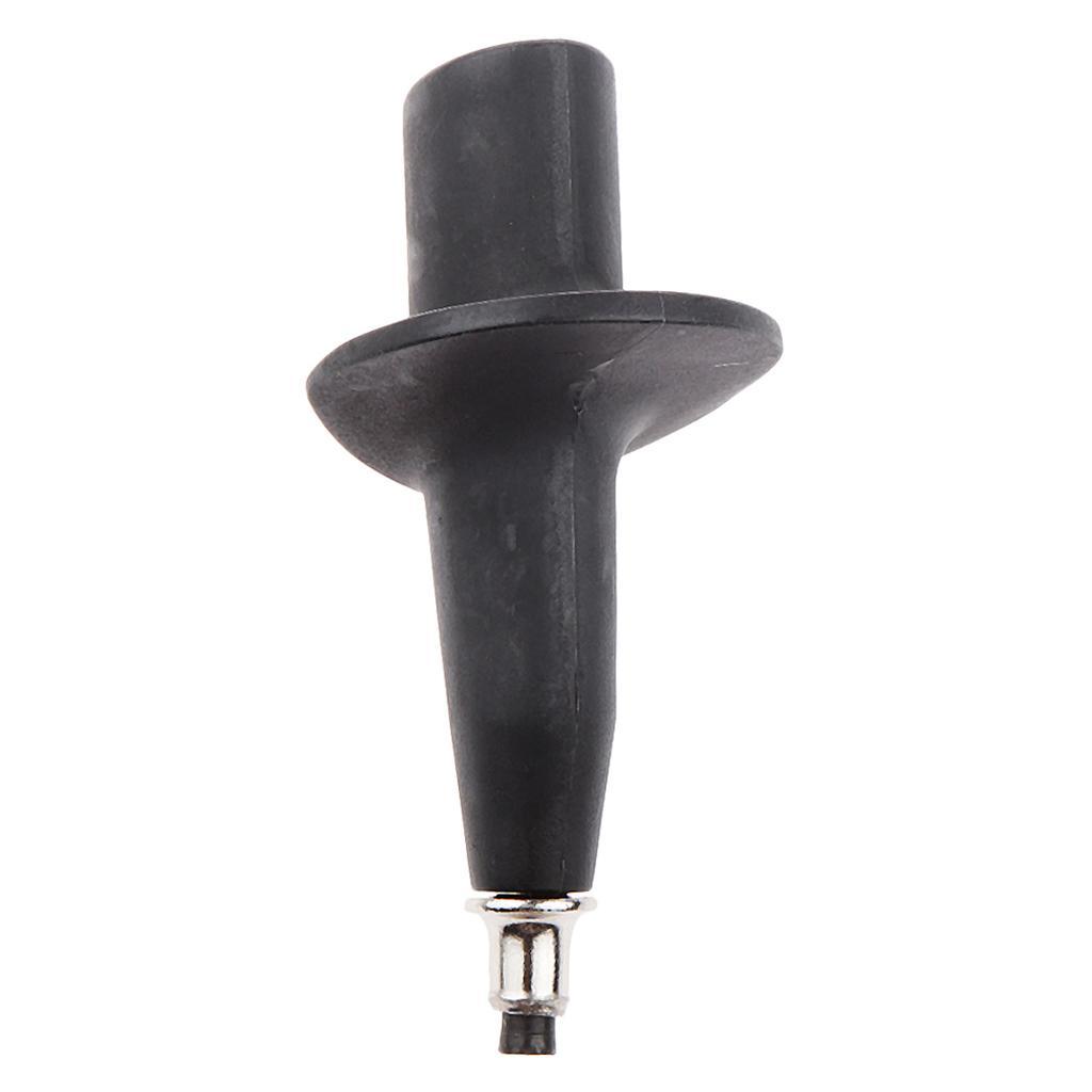 2X Trekking Pole Tip Hiking Stick Tip Length 1.2inch for Climbing Camping Black