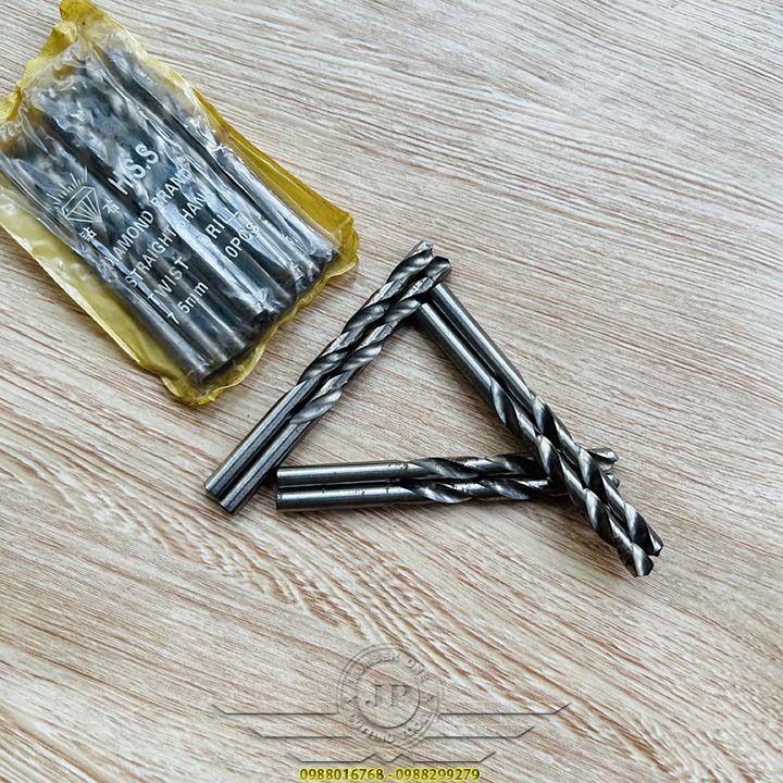 COMBO 10 Mũi Khoan Nhôm High speed steel Trắng Các Kích Cỡ