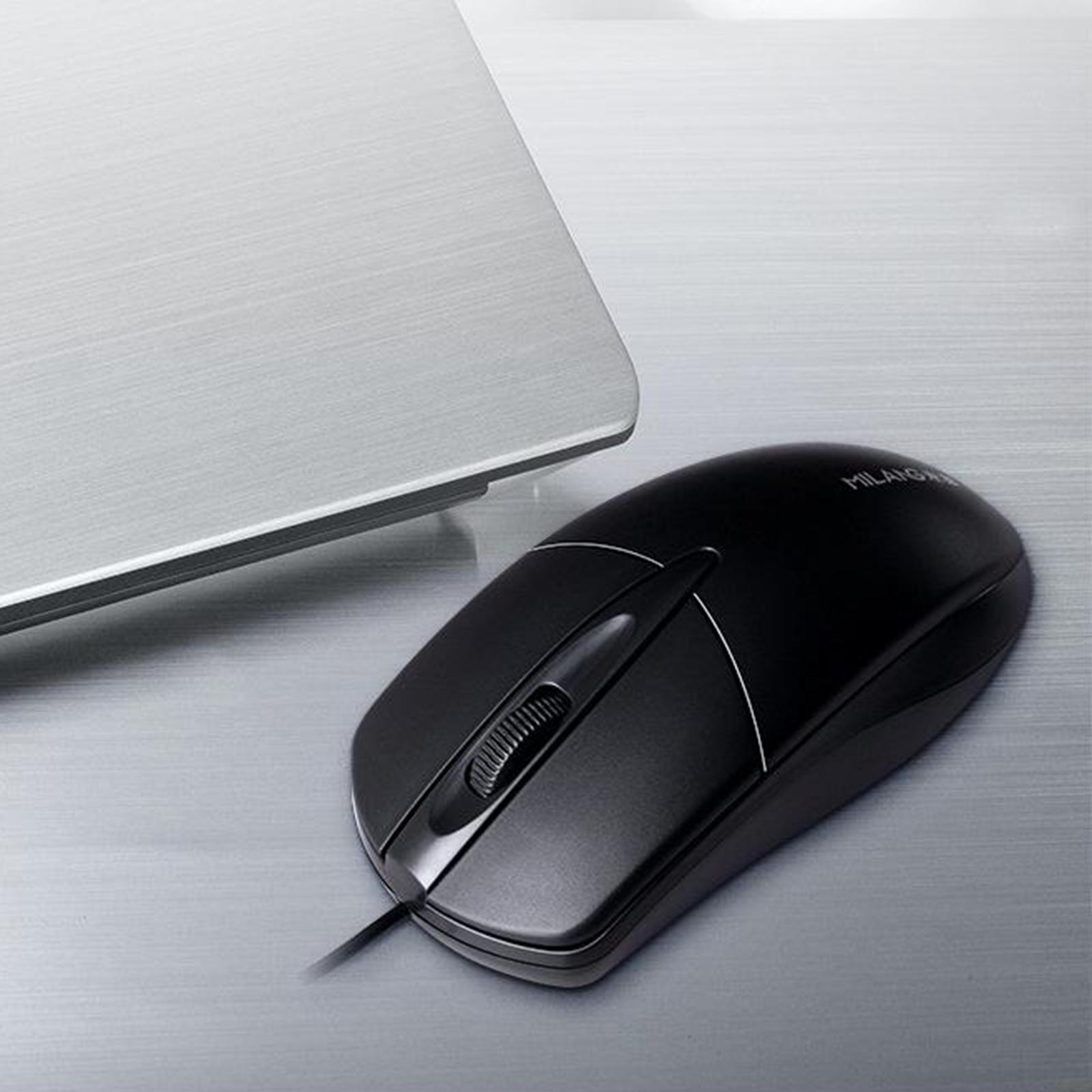 USB Wired Mouse Mice w/Scroll Wheel for PC Laptop Notebook Desktop 1000 DPI