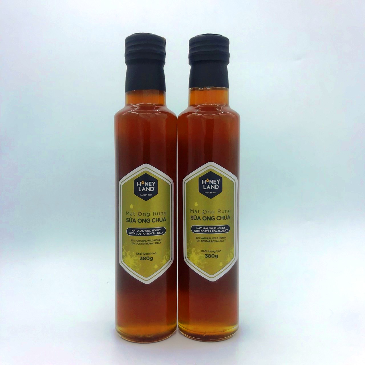 MẬT ONG RỪNG SỮA ONG CHÚA 380G/CHAI - BỘ 2 CHAI