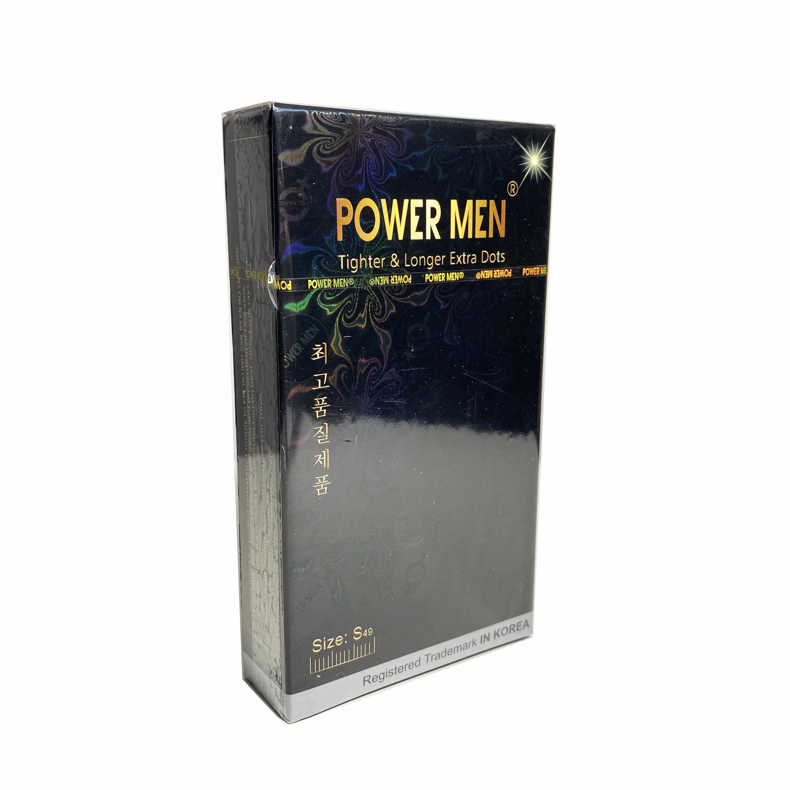 Bao Cao Su Size Nhỏ Có Gai Chống Xuất Tinh Sớm Power Men Tighter Longer Extra Dots (Hộp 12 Chiếc) - Tặng Gel Gói Jex Nhật - Hàng Chính Hãng 100% - Che Tên Sản Phẩm