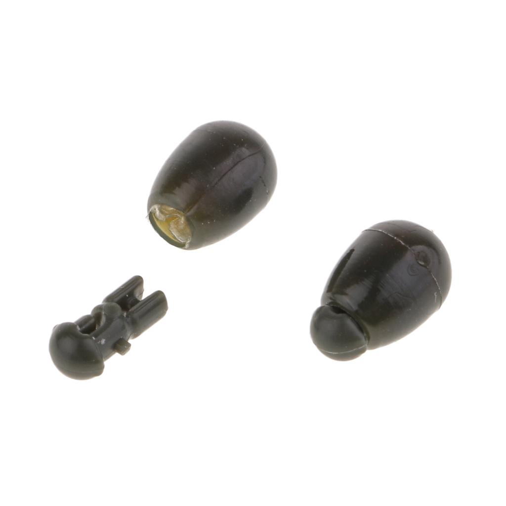 50x Quick Change Beads Hooklength Carp Terminal Tackle Method Feeder Fishing