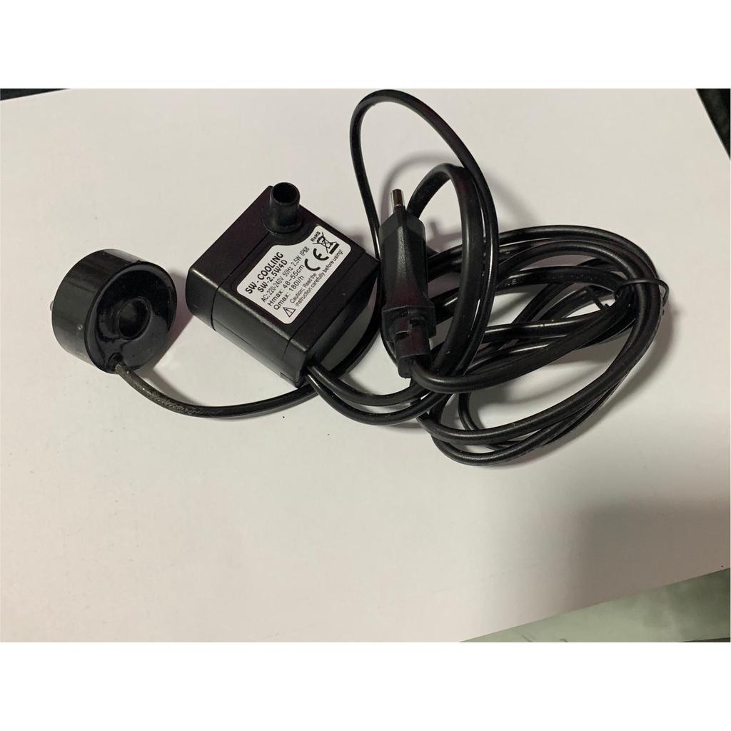 Máy bơm chìm mini 5w có đèn dùng bơm nước trang trí tiểu cảnh, thác nước, hòn non bộ, thủy sinh