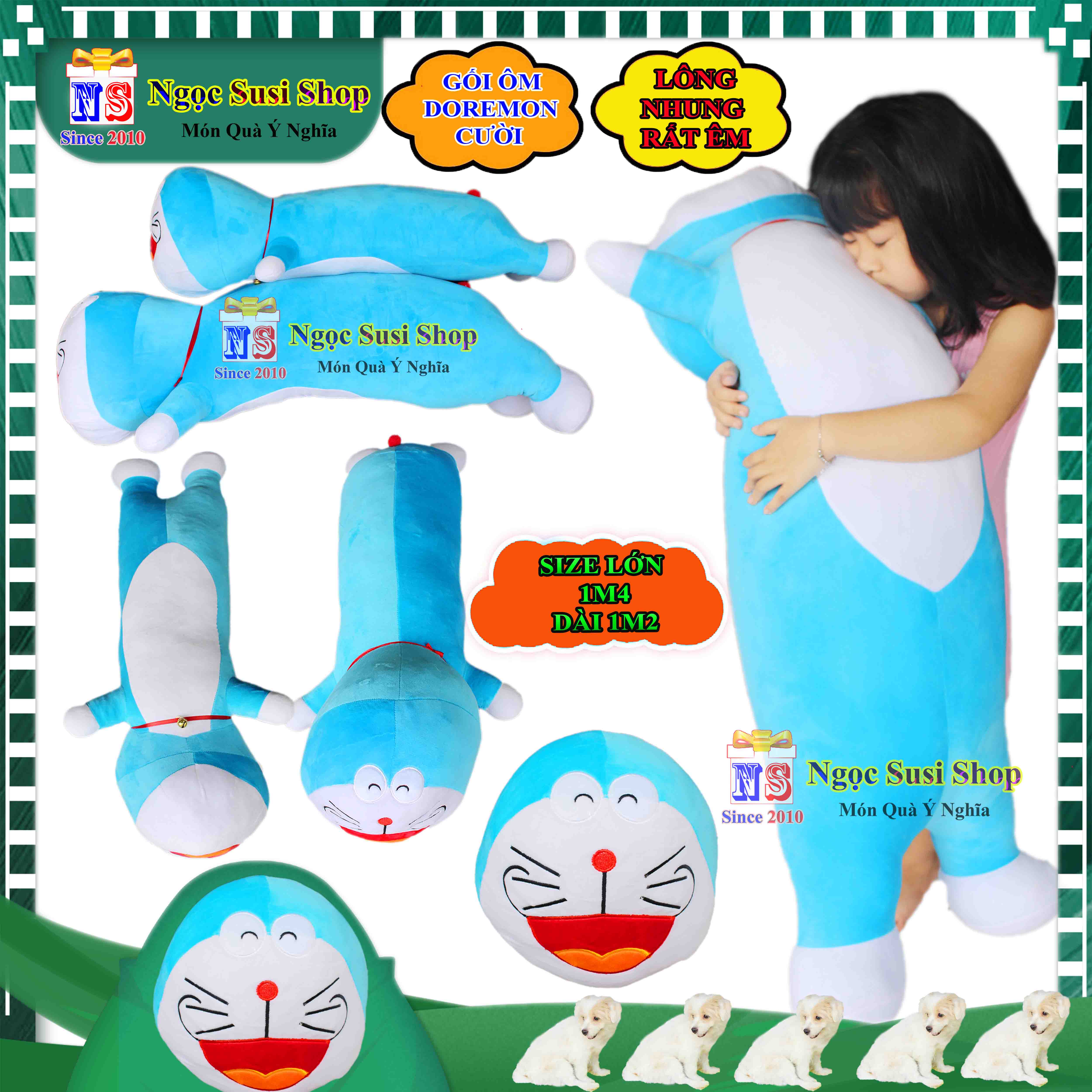 THÚ BÔNG ĐÔRÊMON DOREMON CHO BÉ ÔM NGỦ SIÊU TO KHỔNG LỒ - GỐI ÔM ĐÔRÊMON
