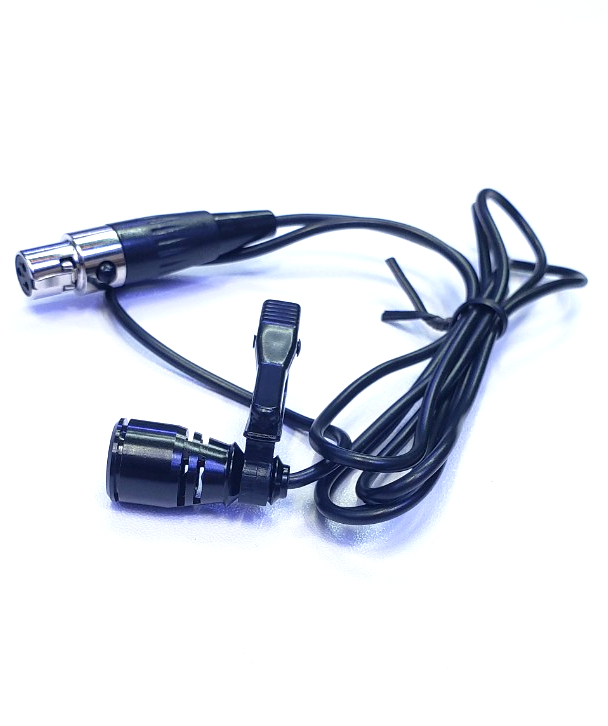 Mic kẹp áo jack cắm XLR mini màu đen