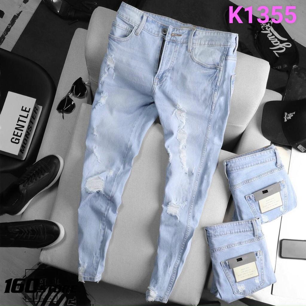 Quần Jean Nam Mẫu Mới ️️ Quần Bò Nam Chất Liệu Denim Cao Cấp Thời Trang Chuẩn Hàng Shop Tô Tồ Shop - QJNTT16