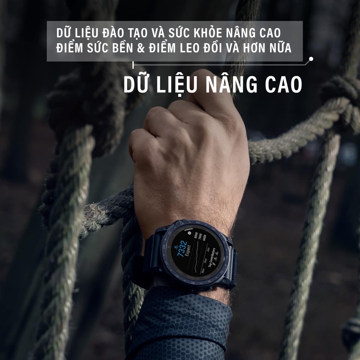 Đồng hồ thông minh Garmin tactix 7 (51 mm) AMOLED Edition - Hàng chính hãng