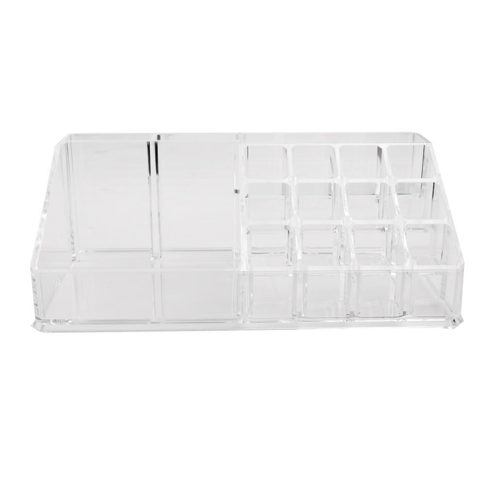 15 Grids Cosmetic Organizer Display Lipstick Holder Case Box Jewelry Storage