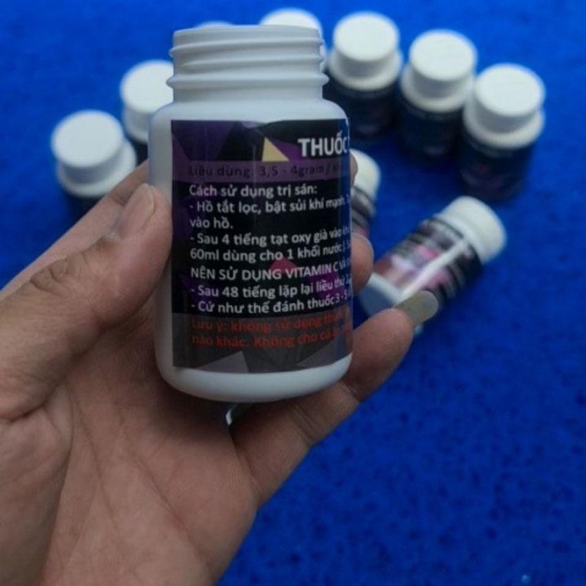 Thuốc tím Kmno4 và CloraminT sát khuẩn hồ cá