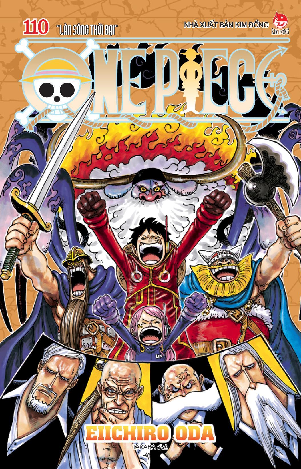 Sách - One Piece - Tập 110 - “Làn Sóng Thời Đại” - Bản Bìa Áo