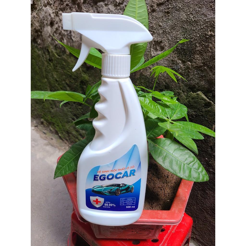 02 BÌNH DUNG DỊCH VỆ SINH NỘI THẤT Ô TÔ EGOCAR 500ML