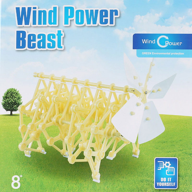 QUÀ TẶNG CHO BÉ TRAI LẮP RÁP NĂNG LƯỢNG GIÓ - QUÁI VẬT GIÓ (STRANDBEEST WIND POWER KIT)