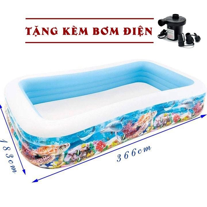 Bể Bơi Cỡ Lớn 3m Khổng Lồ, Bể Bơi 2m9 - 3m66