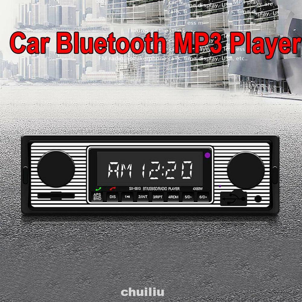 Máy Nghe Nhạc Trên Xe Hơi Kết Nối Bluetooth Có Màn Hình Lcd