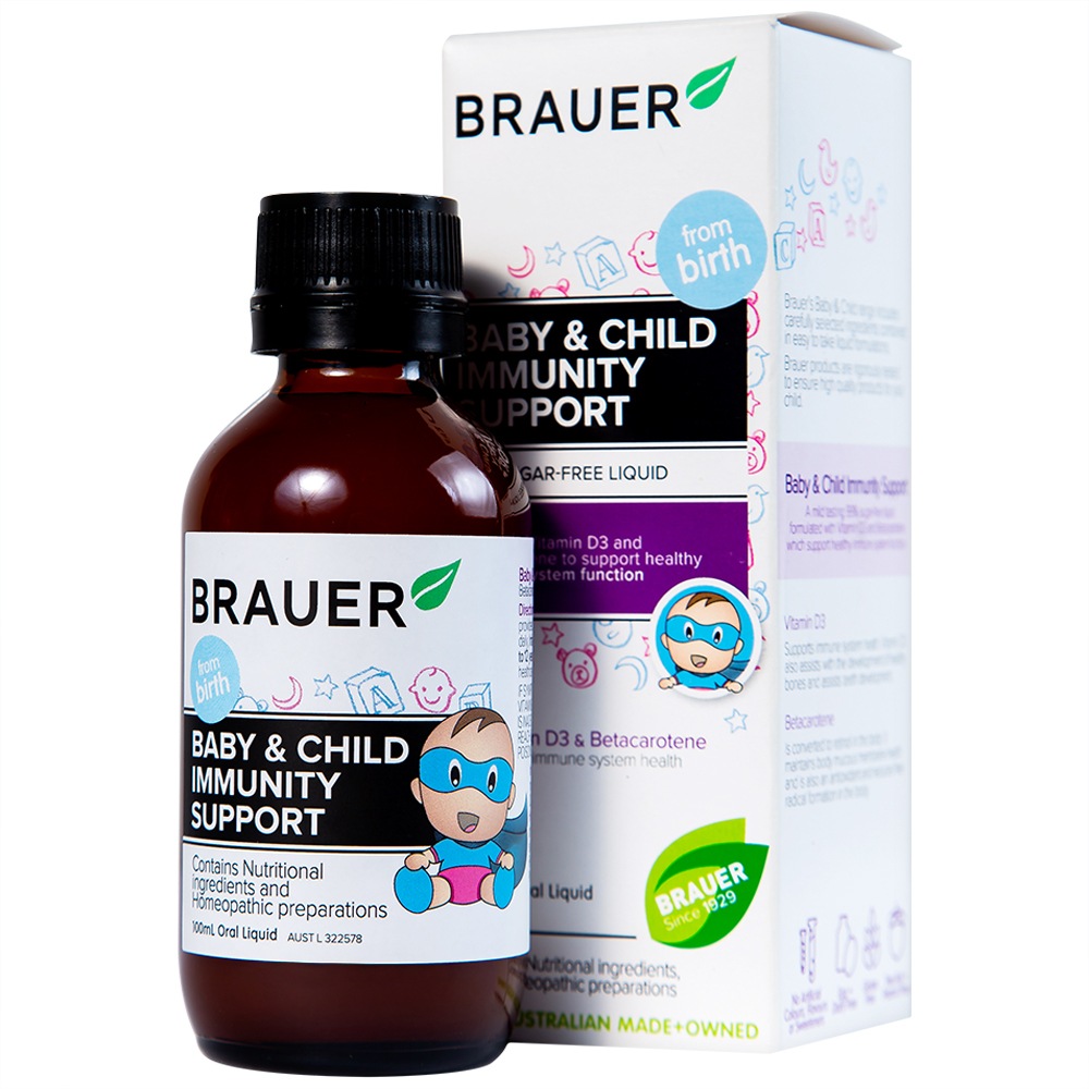 BRAUER BABY & CHILD IMMUNITY SUPPORT 100ML