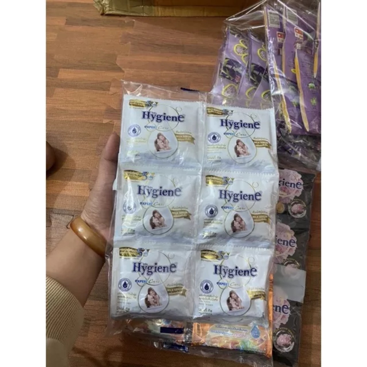 DÂY 12 gói Nước xả vải đậm đặc hygiene thái lan