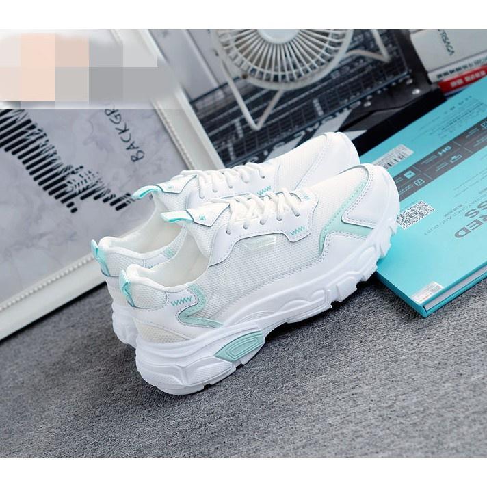 Giày sneaker nữ (trắng xanh) 000024